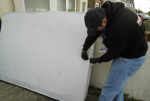 checking a mattress for bed bugs