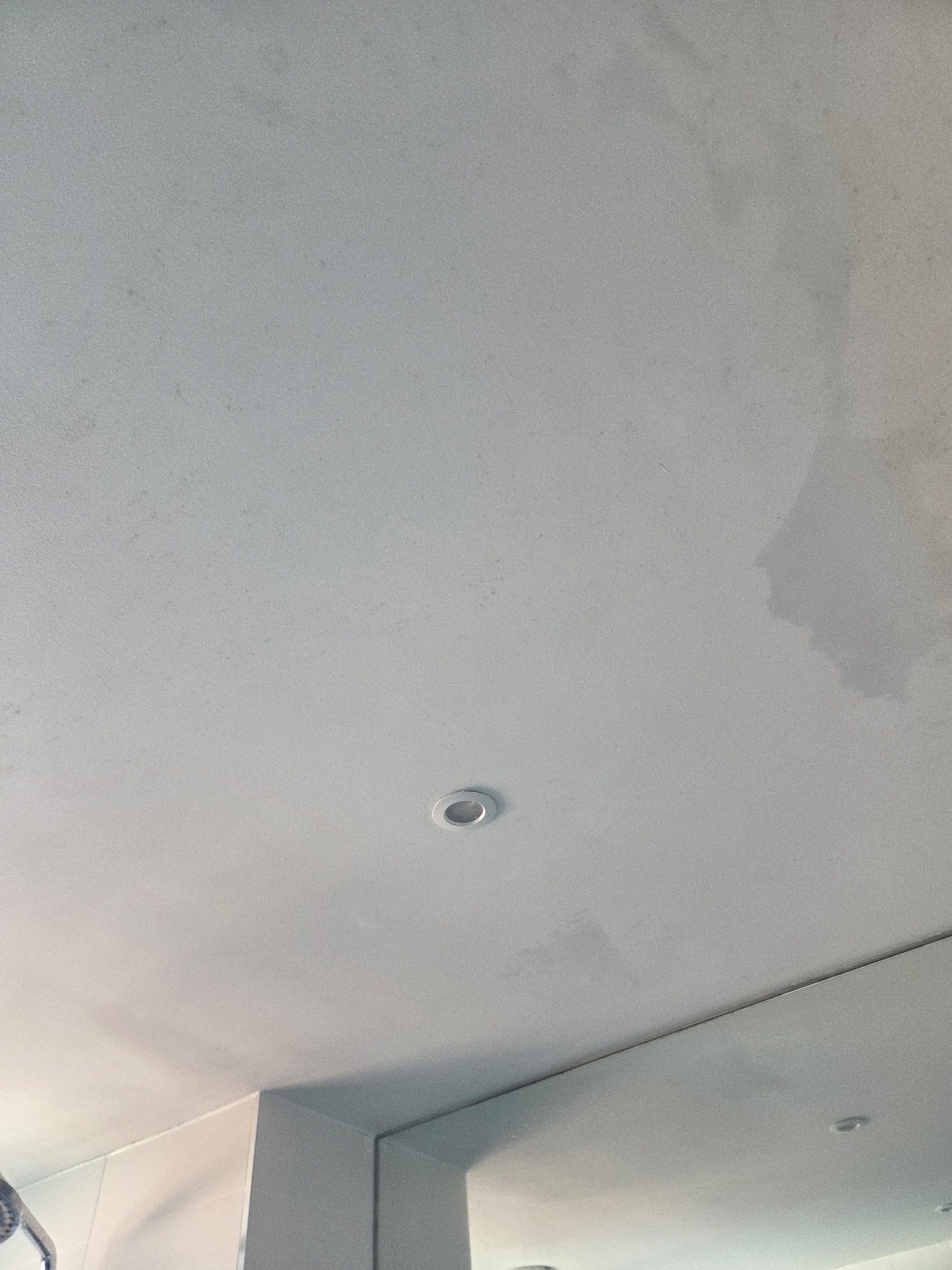 bathroom mould removal after After treatment of a mould issue bathroom cieling