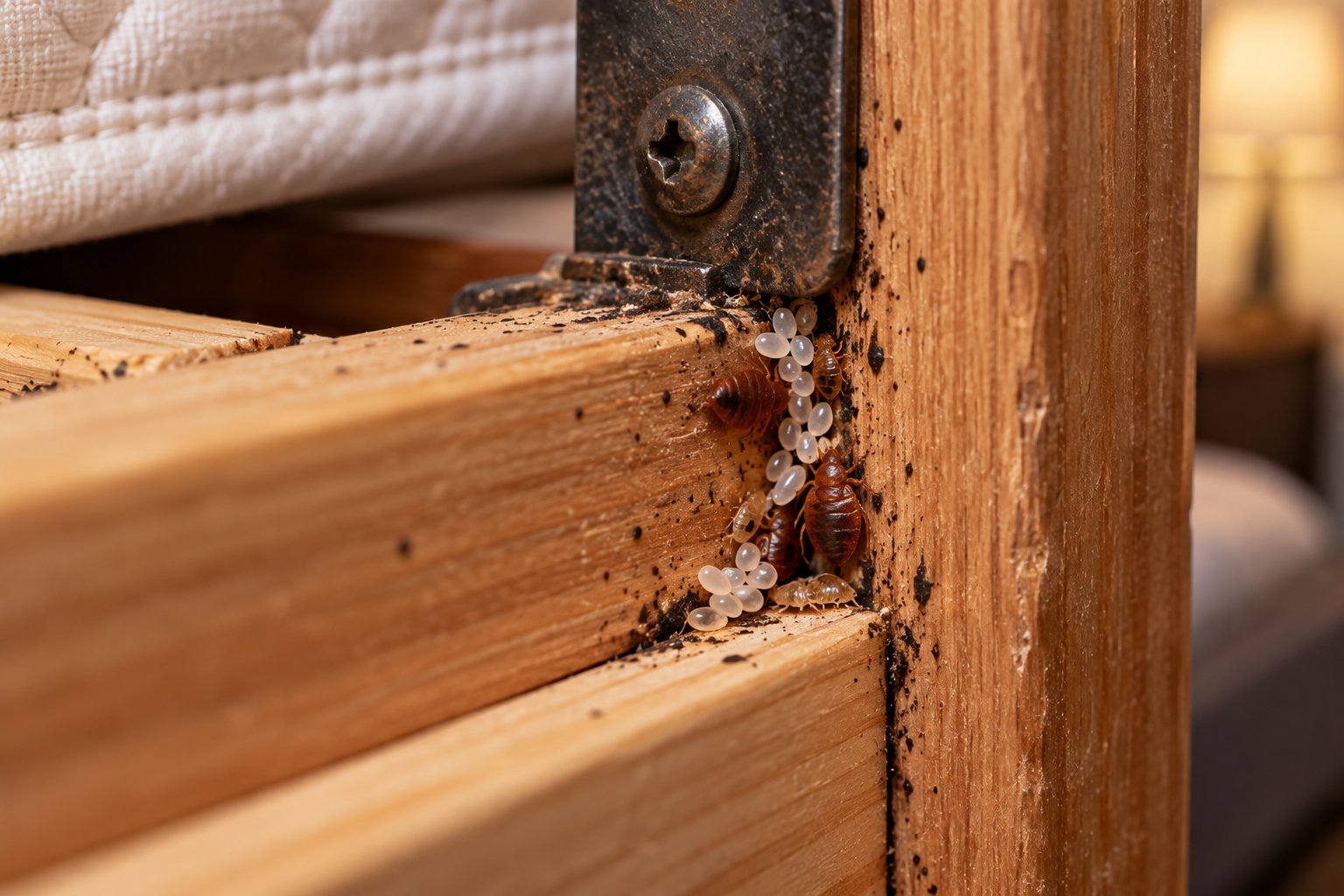 bed bug eggs in furniture